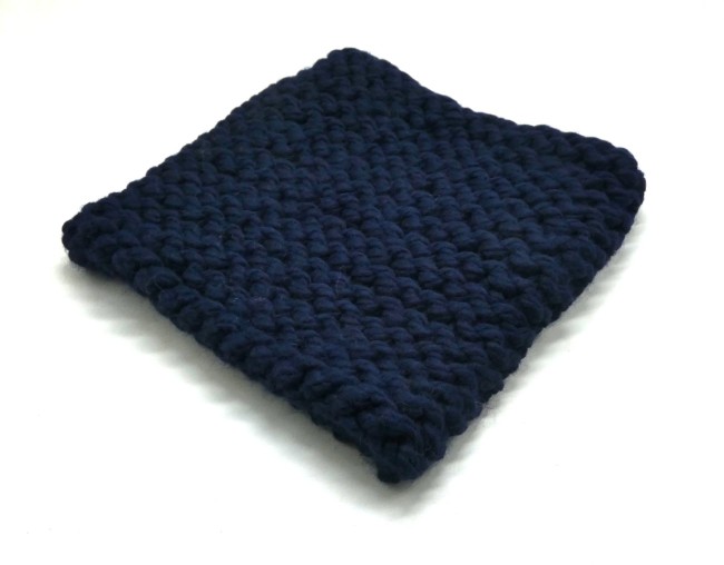 Tour de cou femme bleu marine 