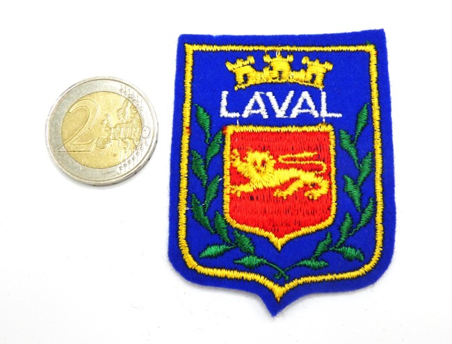 Ecusson brodé ville Laval