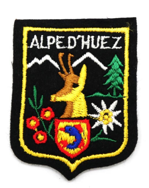 Ecusson brodé ville Alpes D 'Huez 