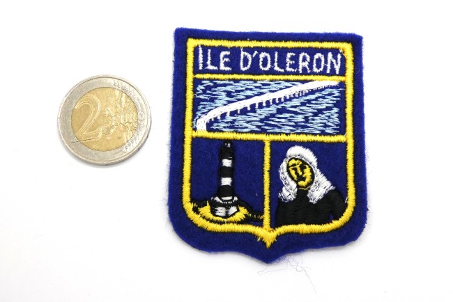 Ecusson brodé Île d 'Oléron à coudre pour customisation 