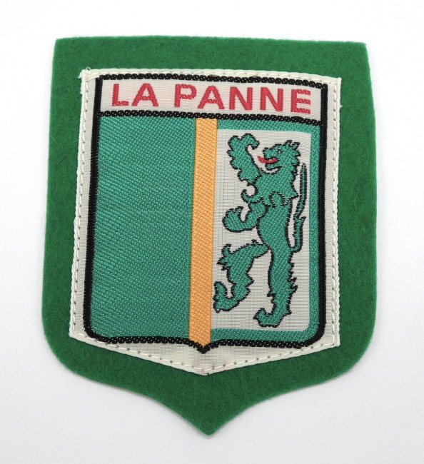 Ecusson brodé ville LA PANNE 