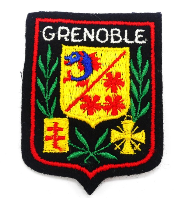 Ecusson brodé ville Grenoble 