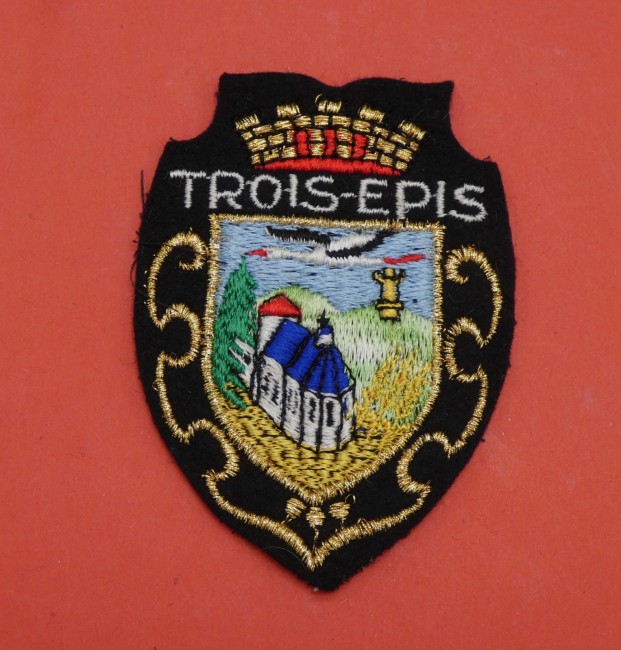 Ecusson brodé ville TROIS - EPIS
