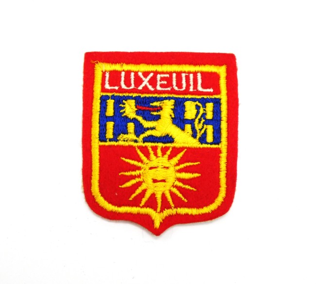 Ecusson brodé ville LUXEUIL 