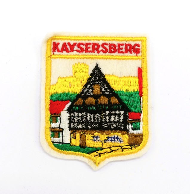 Ecusson brodé ville Kayserberg 
