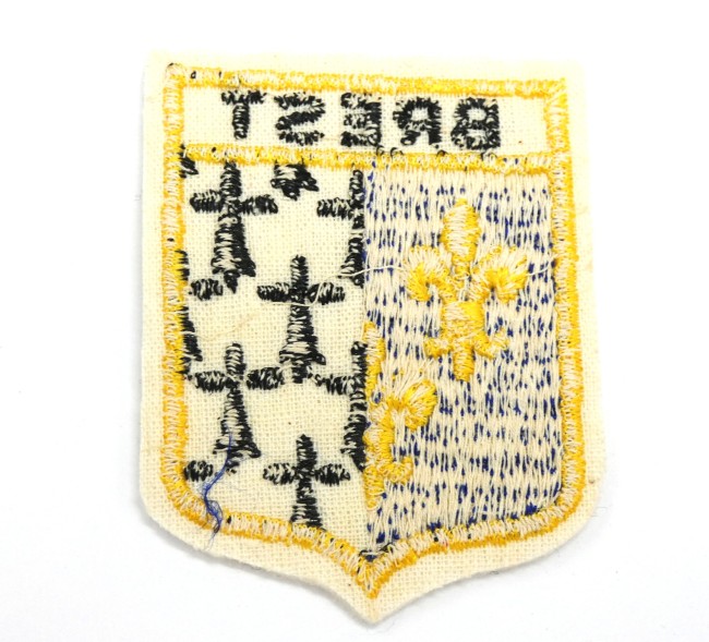 Ecusson brodé ville BREST 