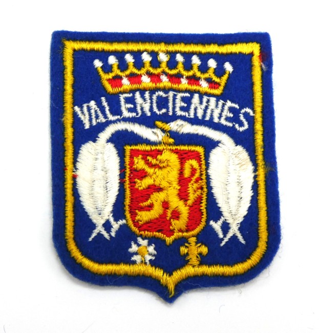 Ecusson brodé ville Valenciennes 