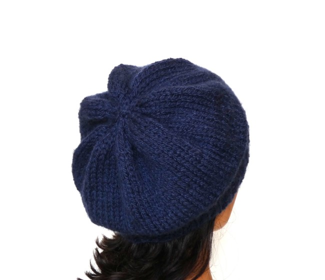 Béret femme bleu Plassard Leader