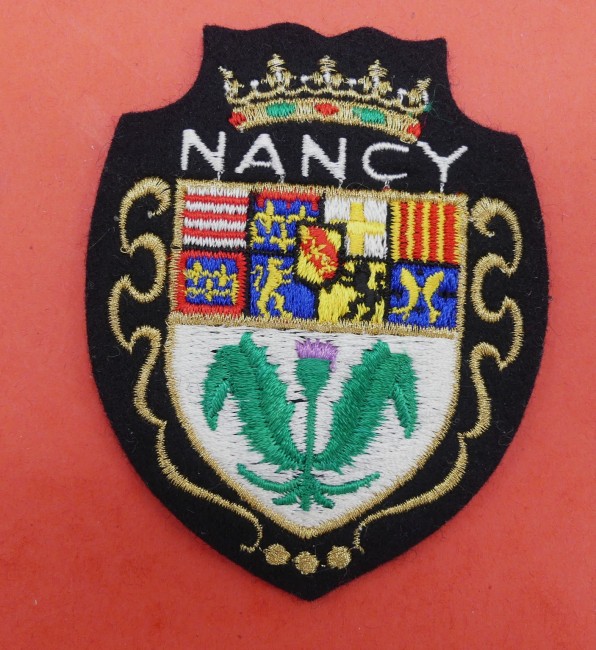 Ecusson brodé ville Nancy ( occasion)