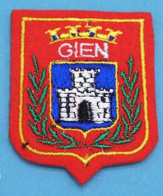 Ecusson brodé ville Gien