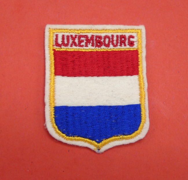 Ecusson brodé ville LUXEMBOURG 