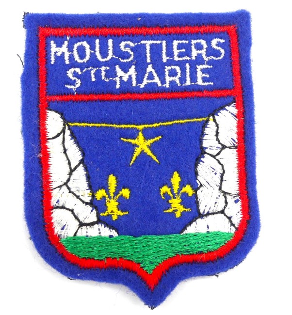 Ecusson ville Moustiers Ste Marie 
