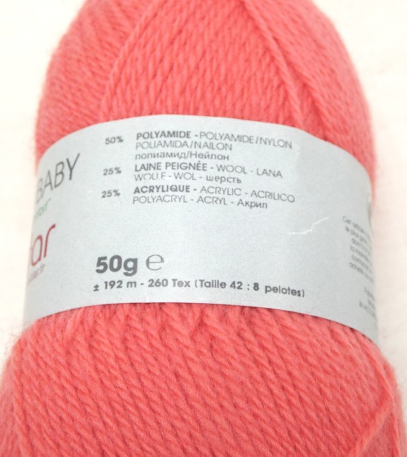 Lot 2 pelotes Laine Phildar PARTNER BABY C 201 oeuillet