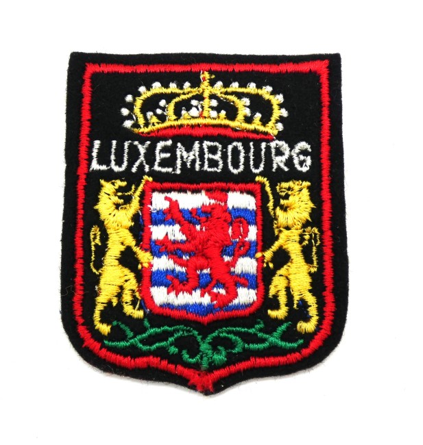 P1110648 Ecusson brodé ville LUXEMBOURG