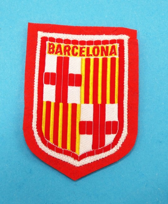 P1100927 Ecusson brodé pays ville BARCELONA