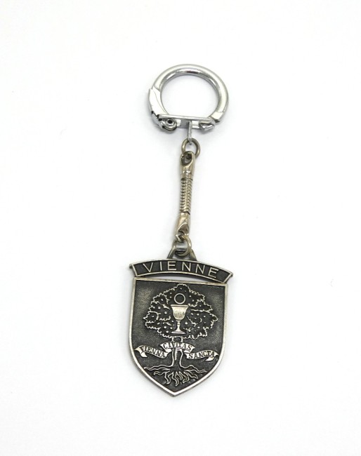 Porte clé métal blason ville VIENNE 
