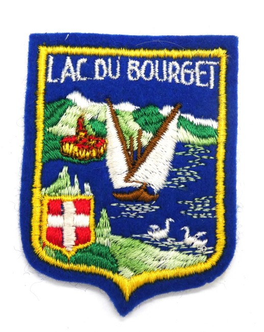 Ecusson brodé Lac du Bourget 