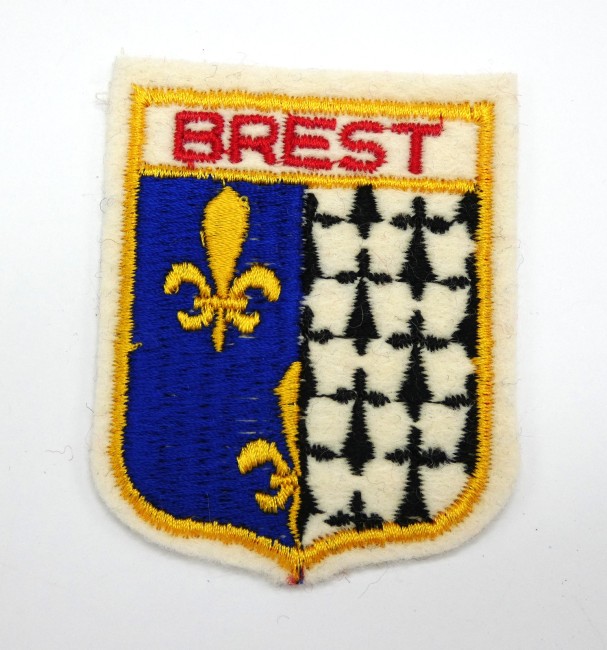 Ecusson brodé ville BREST