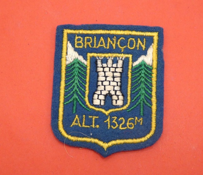 Ecusson brodé ville Briançon Alt 1326 M