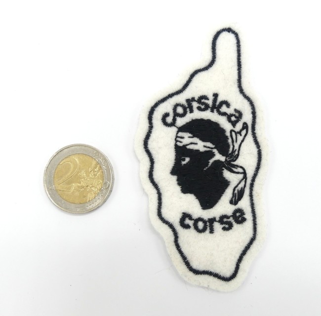 Ecusson patch thermocollant CORSE CORSICA