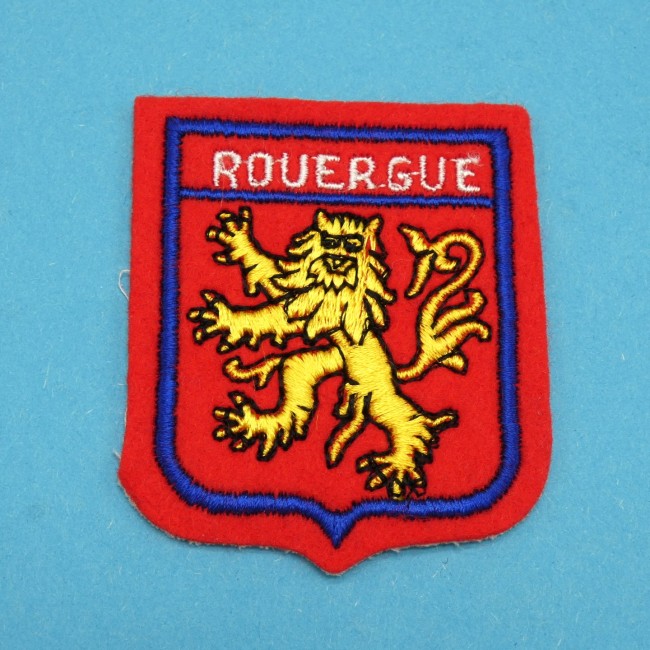 Ecusson brodé ville ROUERGUE