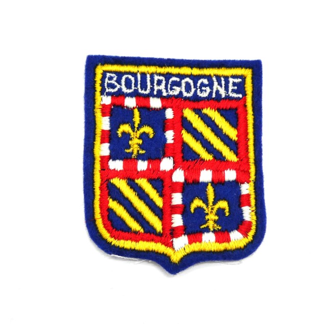 Ecusson brodé ville Bourgogne 