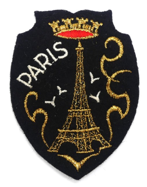 P1240405 Ecusson meresse brodé ville PARIS