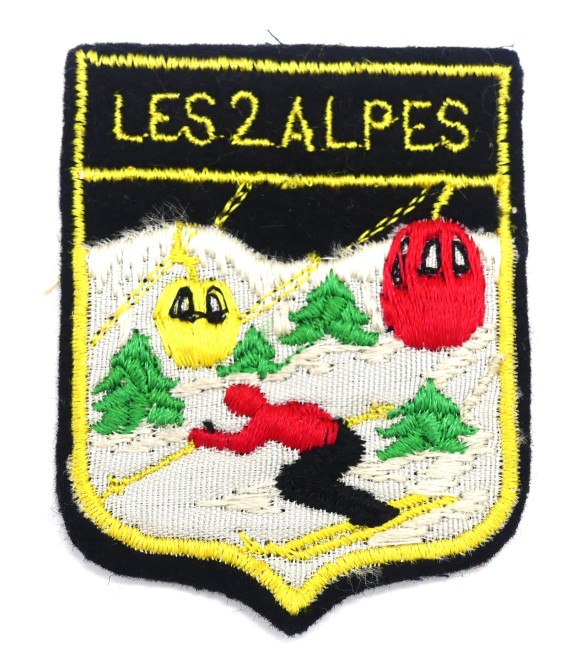 Ecusson brodé ville Les 2 Alpes