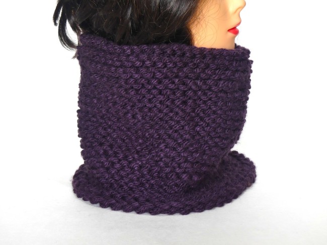 Tour de cou femme couleur violet Zinzolin