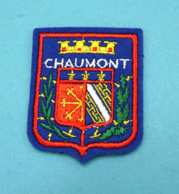 Ecusson brodé ville Chaumont