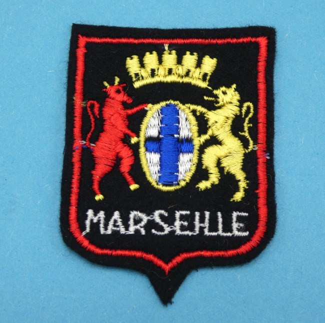 Ecusson collection brodé ville Marseille