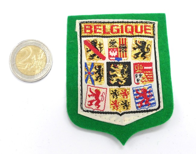  Ecusson tissu brodé BELGIQUE 