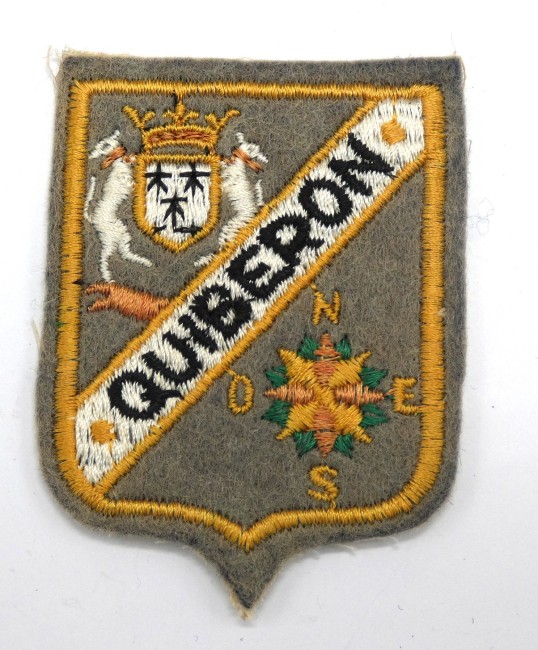 écusson brodé ville QUIBERON à coudre