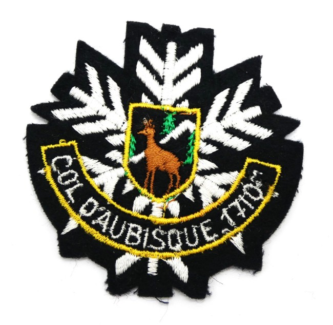 Ecusson brodé Col d 'Aubisque 1710 m 