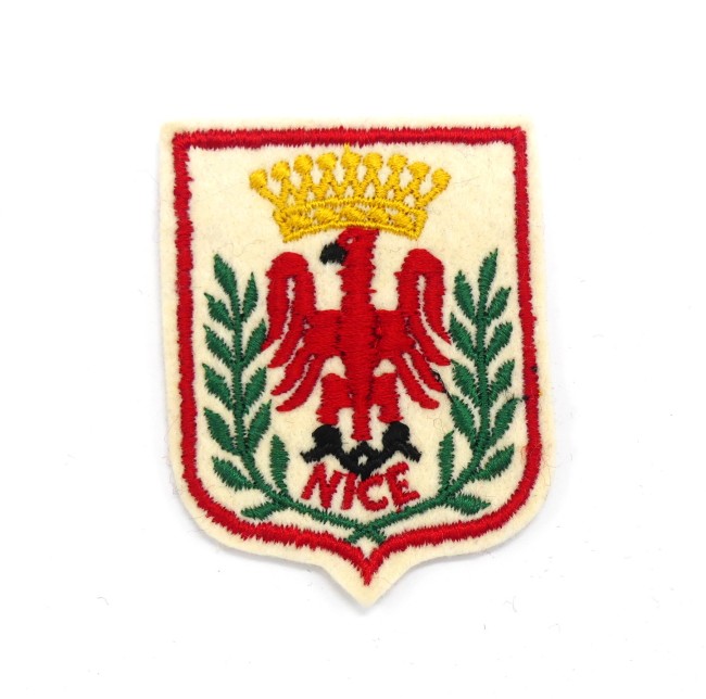 Ecusson aigle royal brodé ville Nice