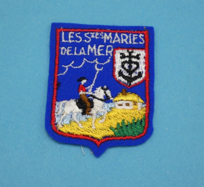 Ecusson brodé Les Saintes Maries de la Mer 