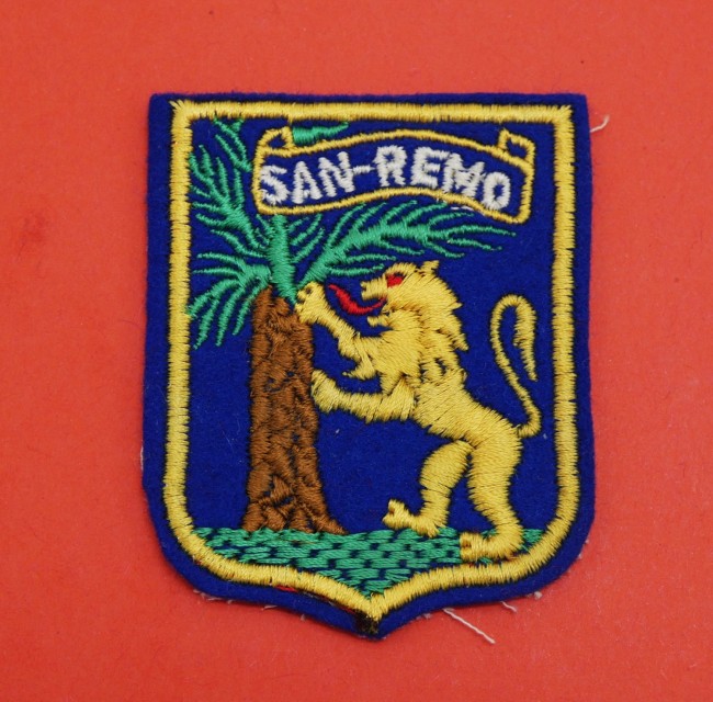 Ecusson brodé ville San - Remo 