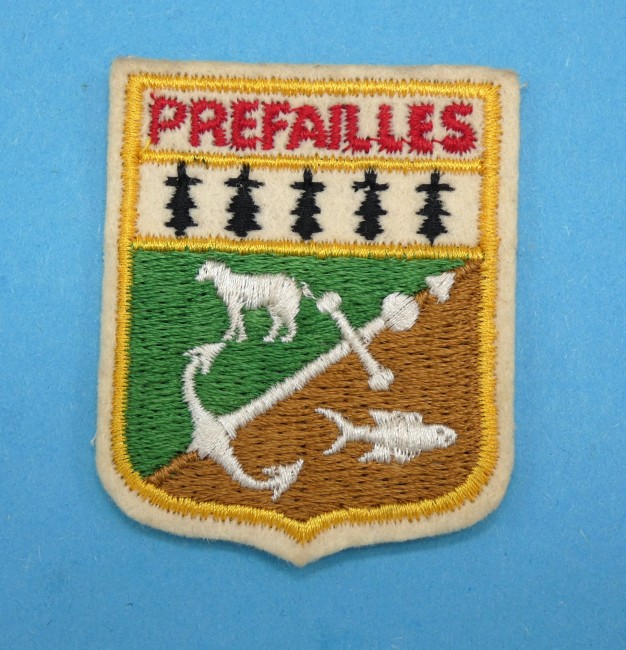 Ecusson brodé ville Prefailles 
