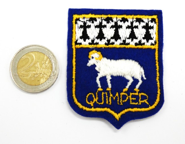 Ecusson brodé ville Quimper 