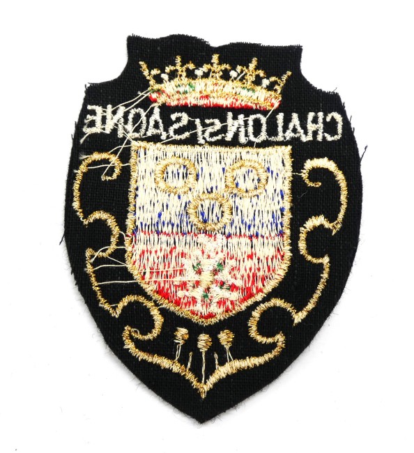 Ecusson meresse brodé ville Chalon sur Saône