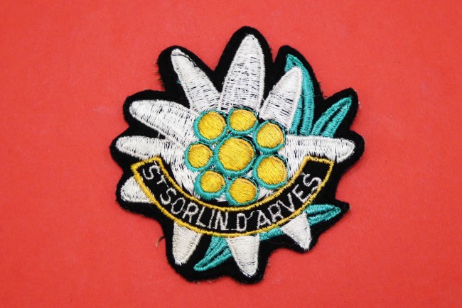 Ecusson brodé ville St Sorlin d ' Arves