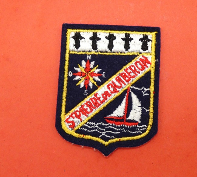 Ecusson brodé ville St Pierre de Quiberon 