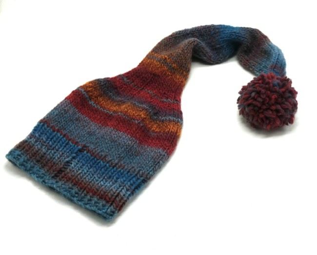 P1110045 Bonnet lutin pour femme laine Azteca multicolore 7872