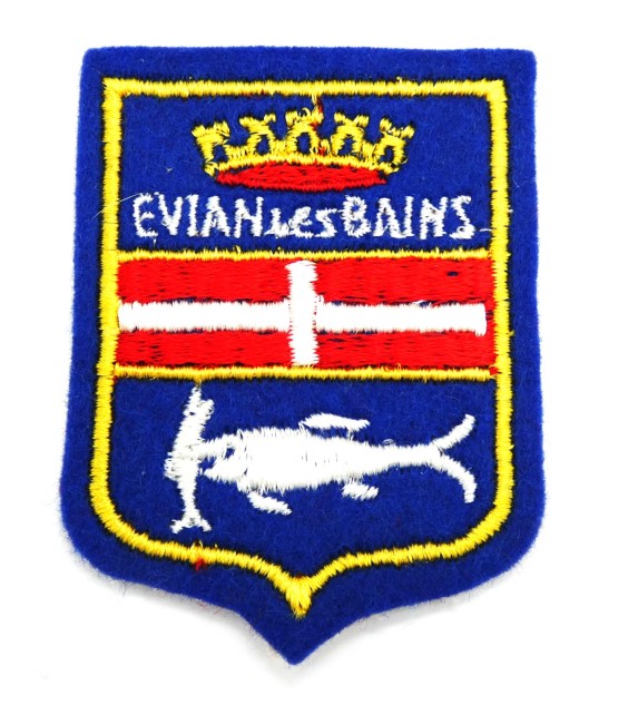 Ecusson brodé ville Evian - Les - Bains