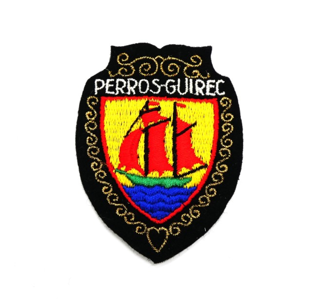 Ecusson brodé ville PERROS - GUIREC