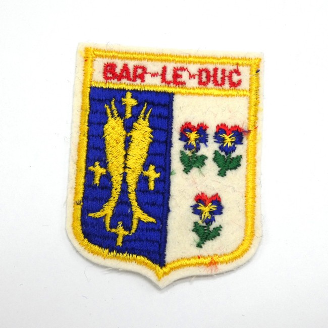 Ecusson brodé ville BAR LE DUC 