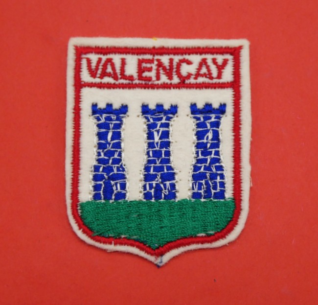 Ecusson brodé ville Valençay
