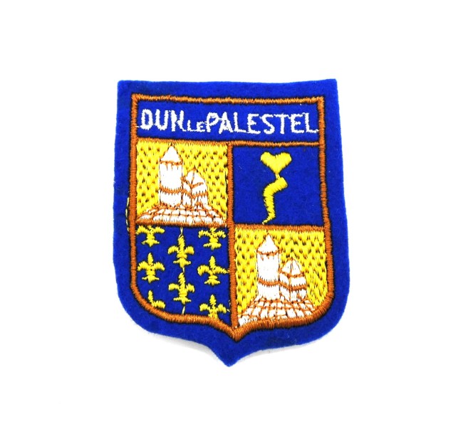 Ecusson brodé ville Dun le Palestel