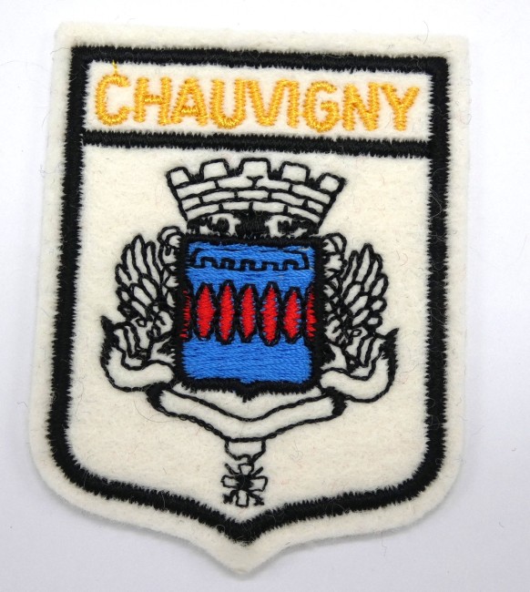 Ecusson brodé ville CHAUVIGNY