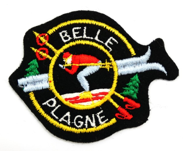 Ecusson brodé montagne BELLE PLAGNE 